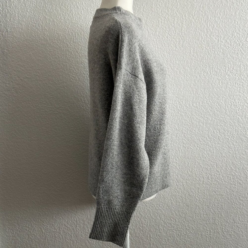 A New Day Gray “Love That For You” Embroidered Sweater Small Crewneck - Picture 4 of 8